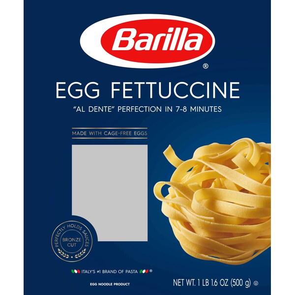 Barilla Barilla Fettuccine Egg Pasta 16 oz., PK12 1000015772 Zoro